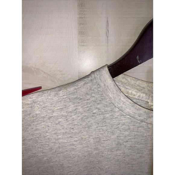 Vintage 80s-90s University Of Michigan Heather Gray Graphic T Shirt Unisex Large - Picture 12 of 16